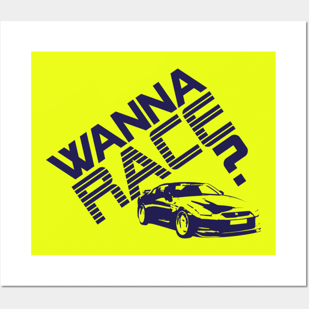 Wanna Race? Wall Art by nektarinchen